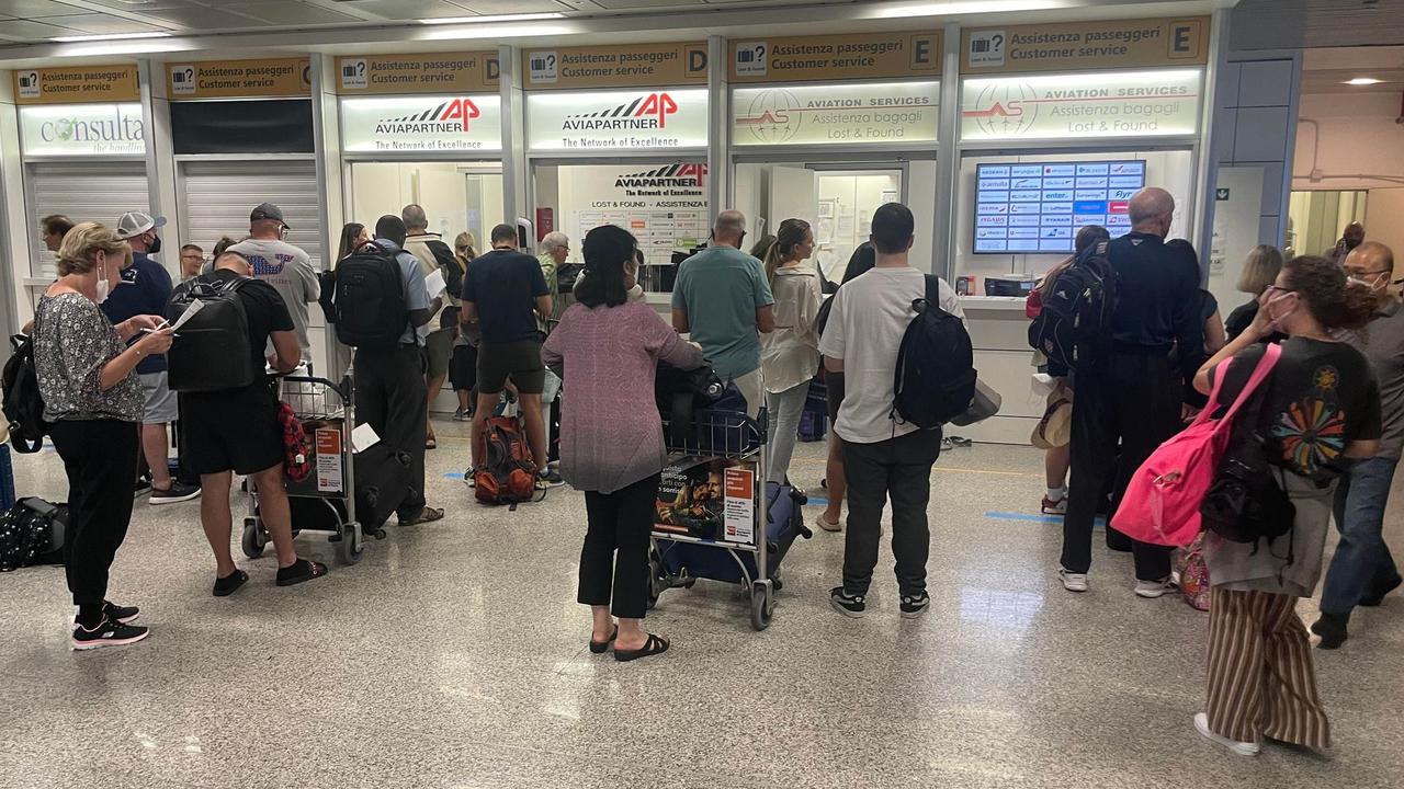 Farhad was told the bag would be on a flight the following day but that flight was cancelled. Picture: Farhad Eton-Ehtesham