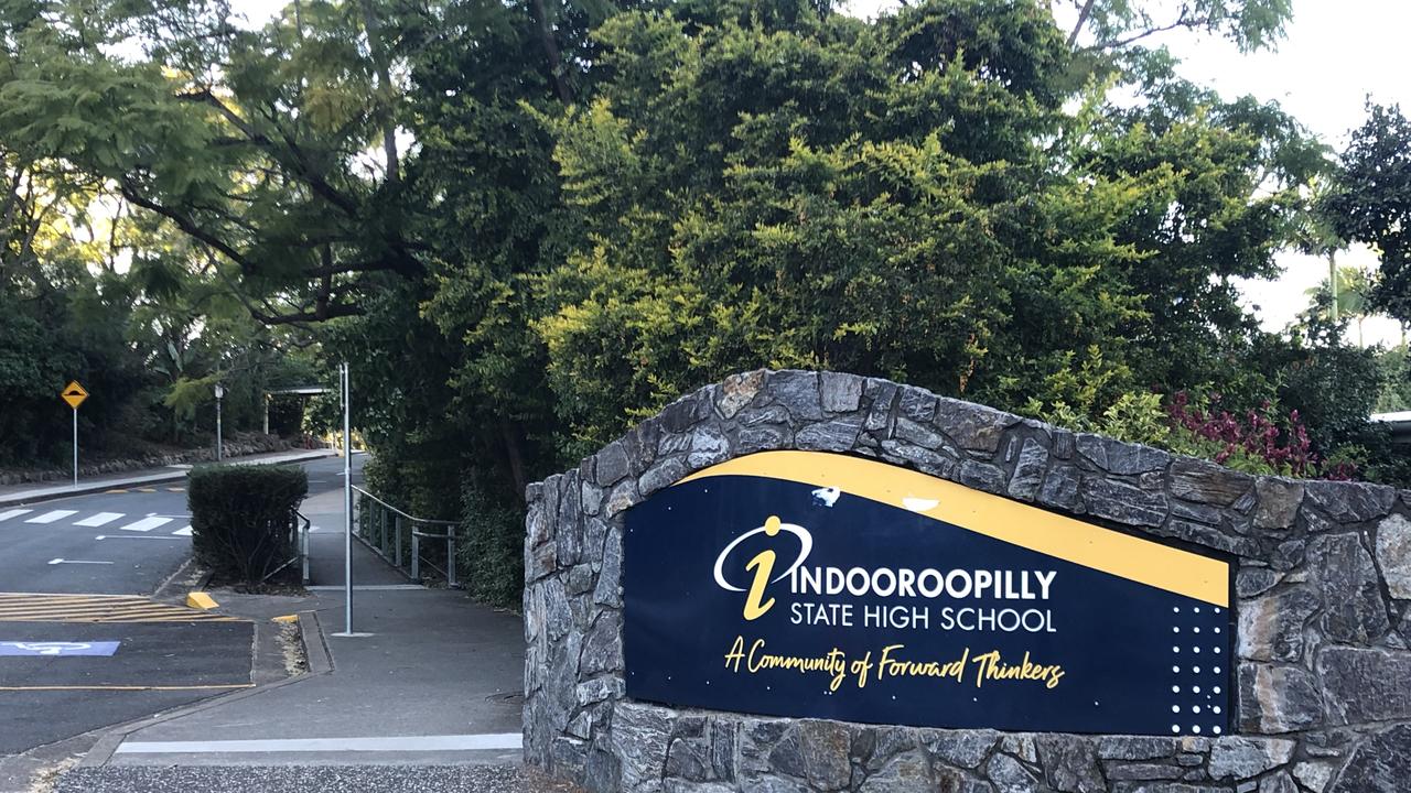 Indooroopilly State High School has been shut for deep cleaning after a Covid case. Picture: Tara Croser