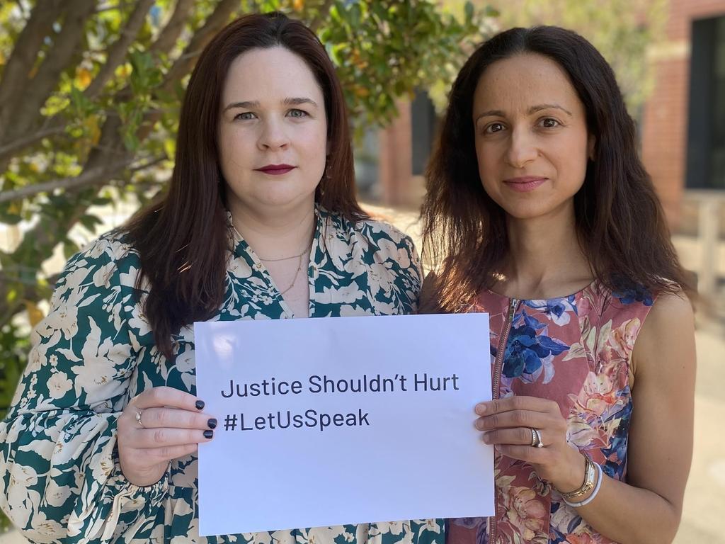 Dr Rachael Burgin and Dr Georgina Dimopoulos believe children have a right to speak out if they want to. Picture: Supplied.