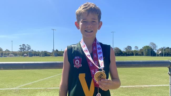 Villanova's Mitchell Vedelago was crowned best on ground in the boys primary final against Marymount. Picture: Eddie Franklin