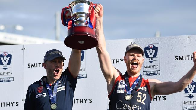 Casey won the 2022 premiership. Photo: Felicity Elliott/AFL Photos via Getty Images.