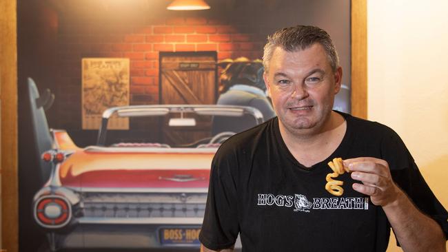 Steve Zakharoff is the new co-owner at Hogs Breath cafe Airlie Beach. Picture: Brian Cassey