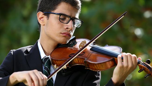 Aboud Kablo: “The violin is an extension of my body. Picture: Robert Pozo