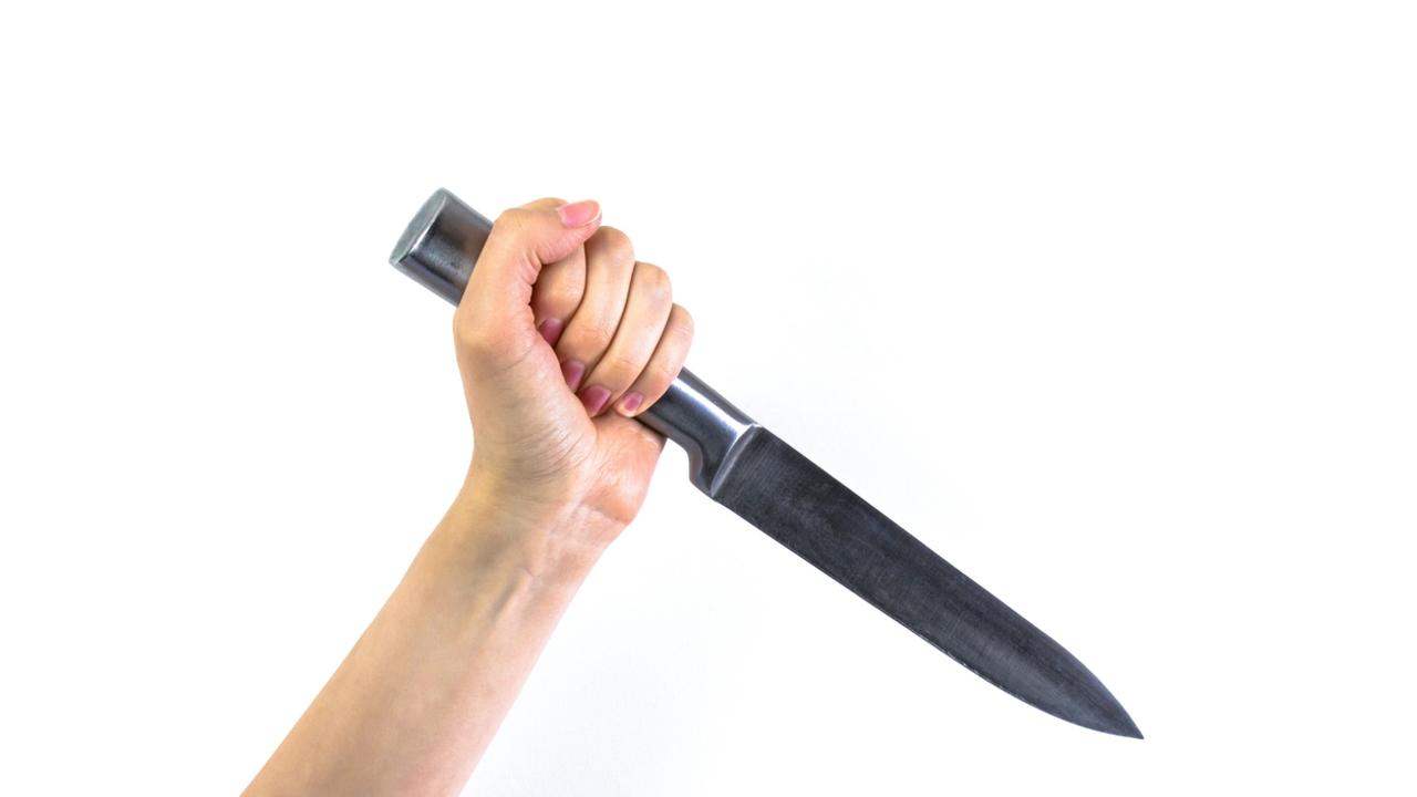Woman who stabbed partner later swings a shovel at him