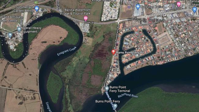 The West Ballina location of the proposed GemLife over-50s living development project.