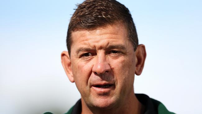 Souths coach Jason Demetriou says Mitchell won’t save Souths on his own. Picture: Mark Kolbe/Getty Images