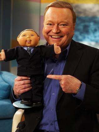 Even TV star Bert Newton had his own Cabbage Patch Kid look-a-like.