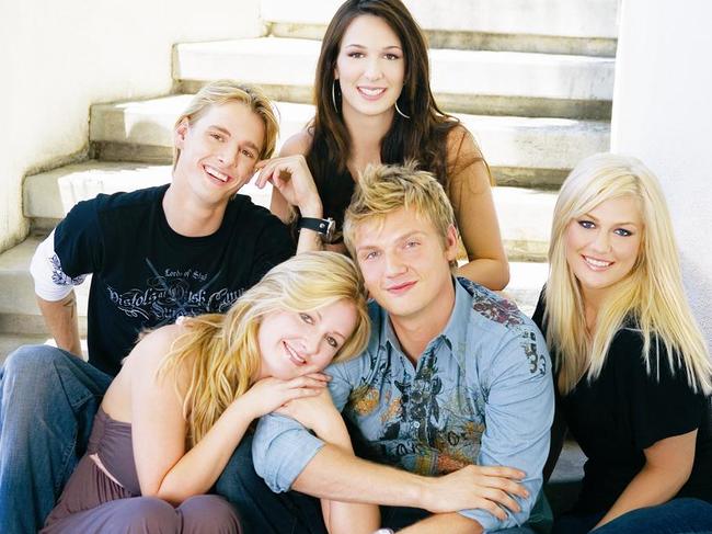 Angel Carter (top) and Nick Carter (bottom, middle) are the two surviving Carter siblings. Picture: Supplied