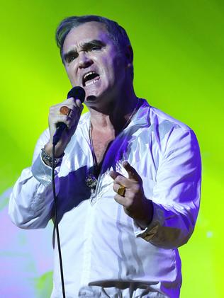 Generous ... a full voiced Morrissey who gave fans exactly what they expected. Picture: Stephen Cooper