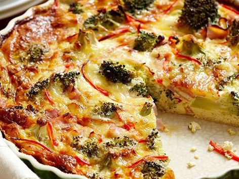 Top trending recipe 17: Crustless broccoli quiche.