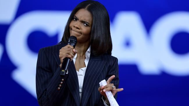 Candace Owens speaks during the Conservative Political Action Conference (CPAC) at The Rosen Shingle Creek on February 25, 2022, in Orlando, Florida. Picture: Getty Images/AFP