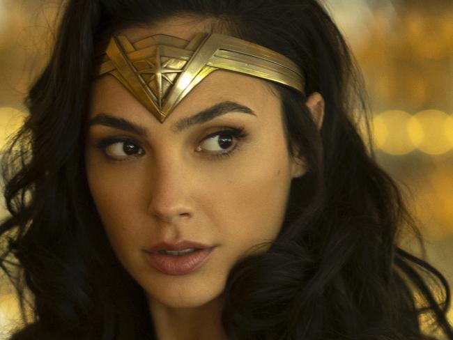 Gal Gadot in a scene from Wonder Woman 1984.