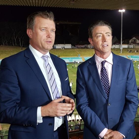 Andrew Voss and Greg Alexander are struggling in the ratings. Picture: NRL Imagery