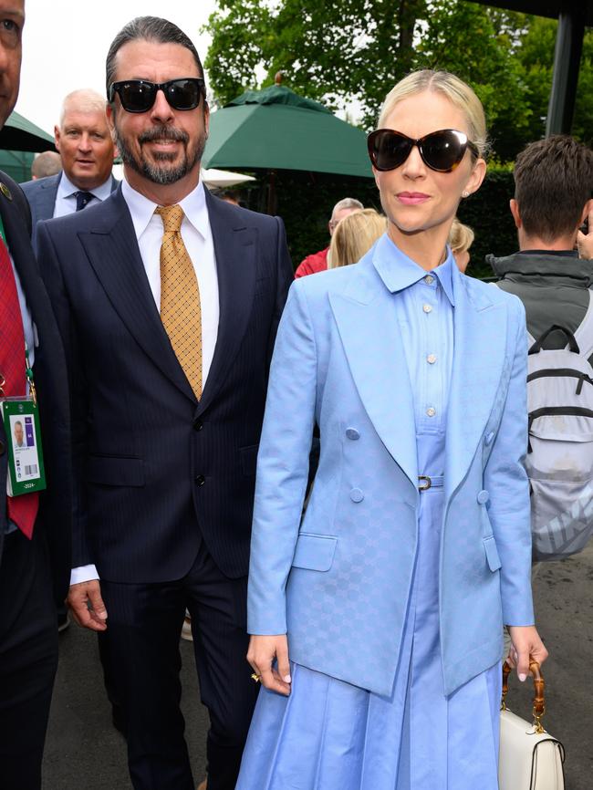 July at Wimbledon, the last time Dave and Jordyn were spotted together. Picture: Karwai Tang/WireImage