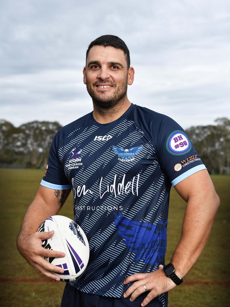 Caloundra State High School Langer Trophy head coach Toby Poole. Picture: Patrick Woods.