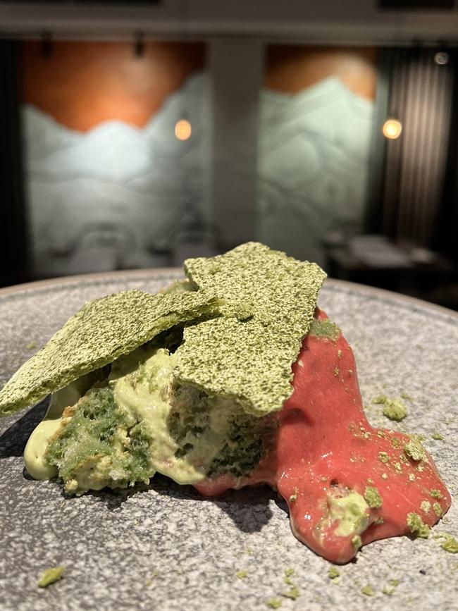 Matcha tiramisu.