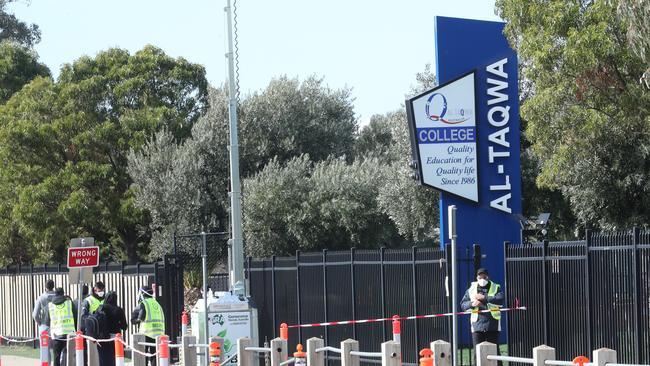 Al-Taqwa College should be among all Victorian students vaccinated against Covid. Picture: David Crosling