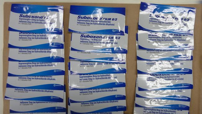 Buprenorphine is a type of suboxone, a opioid prescription drug popular with prisoners: SAPOL