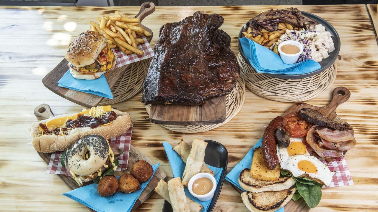 Some of the food on offer at Flaming Knights in Drayton. Picture: Nev Madsen.