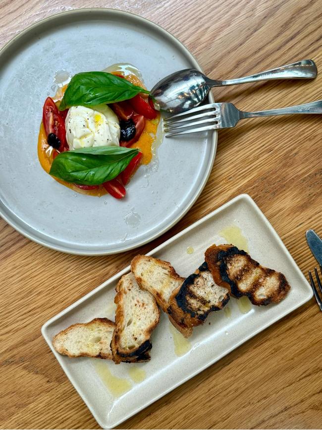 The Burrata at Osteria Oggi is excellent. Picture: Troy Nankervis