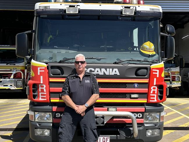 Mt Isa senior fire fighter David McCrindle