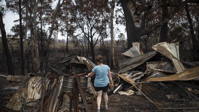 Cobargo was one of the worst-hit regions during the New Year’s Eve fire crisis. Picture: AAP