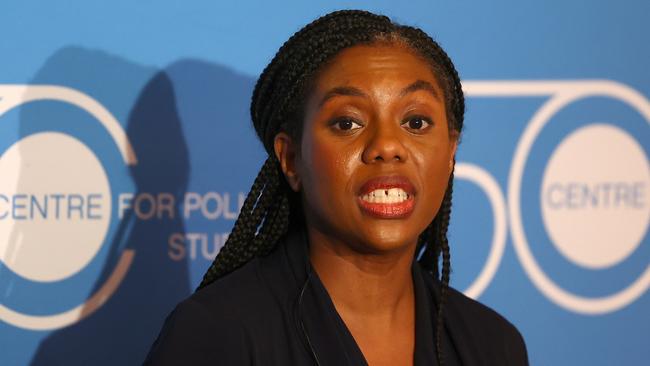 Tony Abbott says Kemi Badenoch is a “true believer in making Britain great again”. Picture: Peter Nicholls/Getty Images