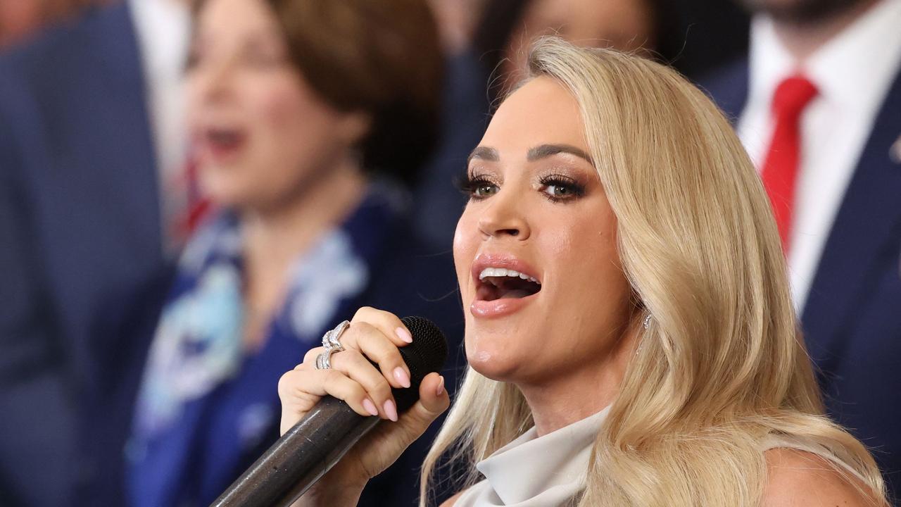 ‘Help me out’: Carrie Underwood’s big inauguration gaffe