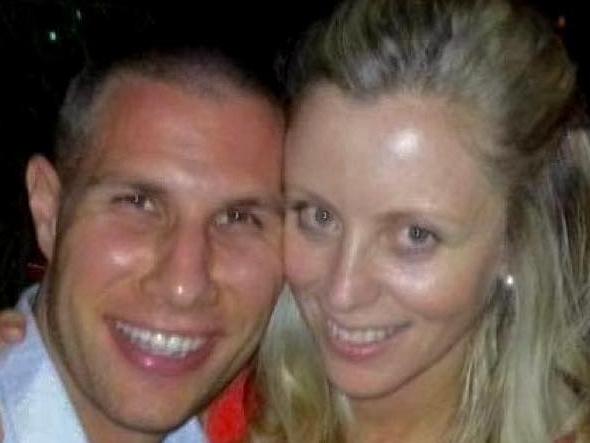 Andy Jones who died while watching a football game at Mitchelton Football Club leaves behind his wife Rhianne (pictured) and four children. Photo: Contributed