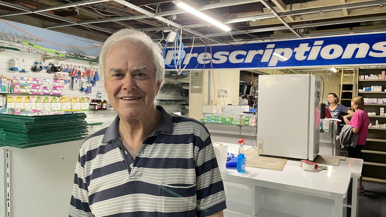 Brand’s Pharmacy in Lismore has moved everything above waist height for the second time in 4 weeks.