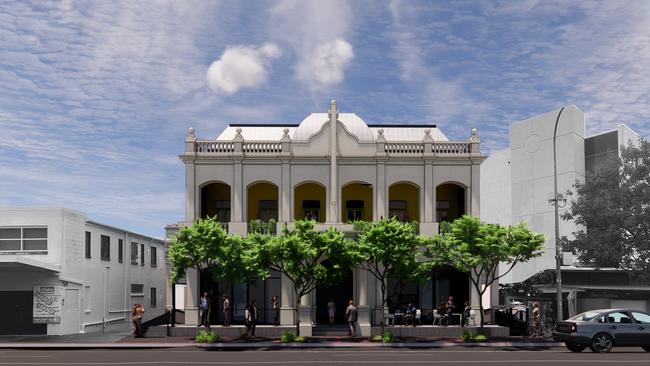 Artist’s impression of what the redeveloped Princess Theatre will look like.