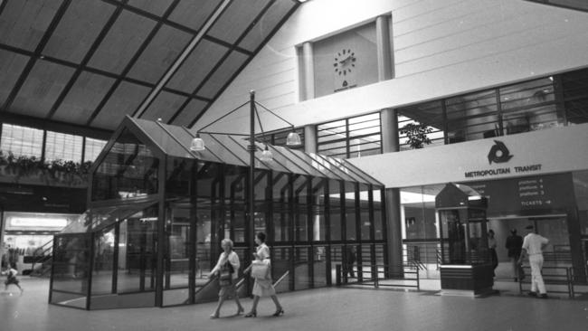 The Box Hill station and shopping complex opening in 1985.