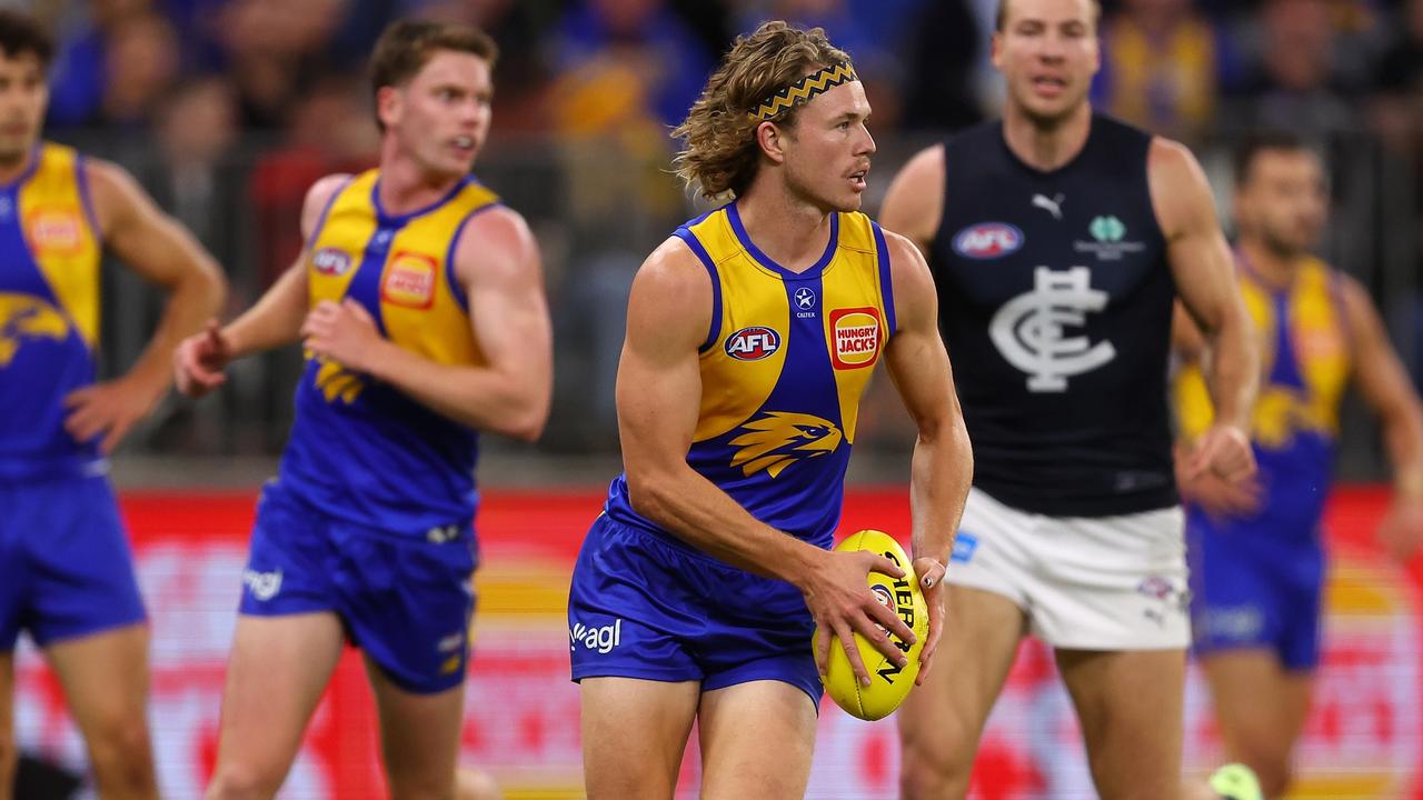 Jayden Hunt’s dash has been used on a wing, rather than half-back in 2023. Picture: Paul Kane/Getty Images