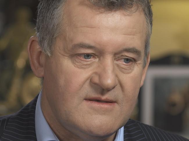 Diana’s former butler, Paul Burrell, showed Channel 7 a letter from the princess which he said she prophesied her own death. Picture: Channel Seven.