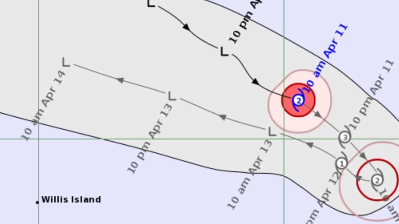 Qld weather Tropical cyclone Paul forms in Coral Sea off Far North