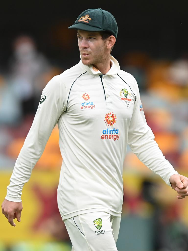 Australian captain Tim Paine. Picture: Bradley Kanaris/Getty