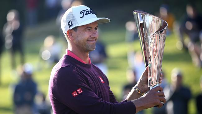 Scott’s win at the Genesis Invitational in February was his first US PGA Tour victory in four years. Picture: Katharine Lotze/Getty Images