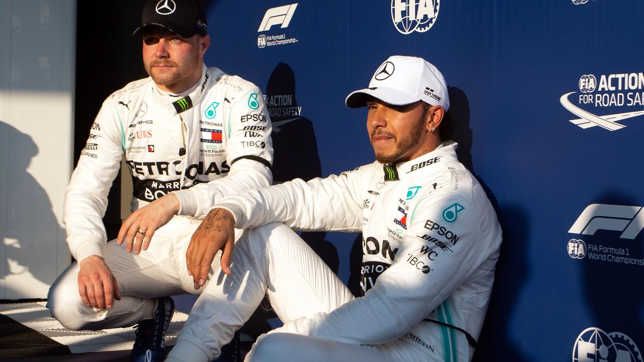 Lewis Hamilton and Valtteri Bottas locked out the front row of the grid in Melbourne.