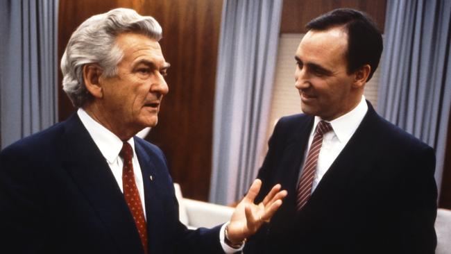 Bob Hawke and Paul Keating.