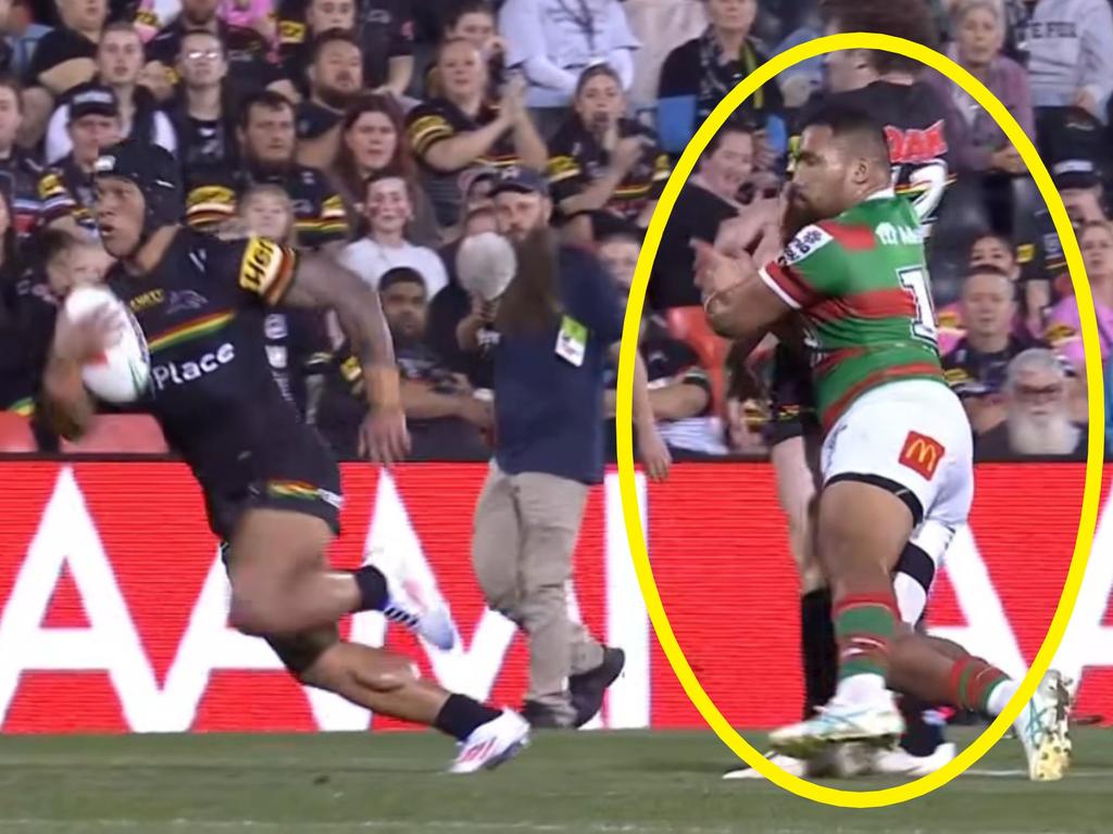 Sure he was going to make the tackle. Photo: Fox Sports