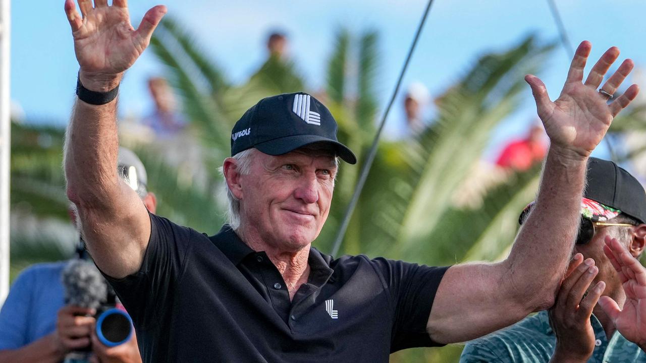 Greg Norman, CEO and commissioner of LIV Golf.