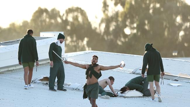 Inmates at Parklea Correctional Centre in Sydney's northwest have climbed onto the roof of the prison complex. (Photo by Matt Blyth/Getty Images)