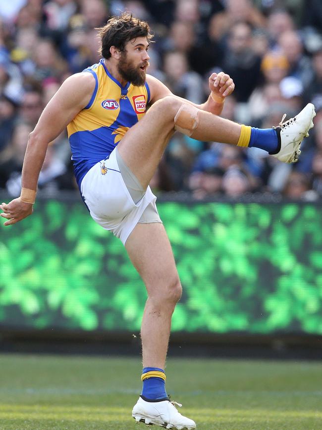 West Coast superboot Josh Kennedy will return for finals from injury. Picture: Michael Klein