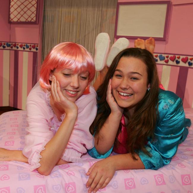 Alice Bartels as Frenchy and Bronte Ward as Marty.