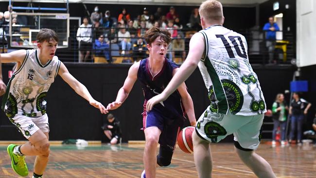 GPS Firsts basketball between Brisbane Boys College and The Southport School Saturday August 13, 2022. Picture, John Gass