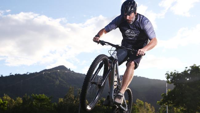 FNQ mountain bike advocate Tony Trafford said he wants to see all parties involved the Wangetti Trail to work together an ensure walkers and cyclists can access all parts of the route which travels from Port Douglas to Cairns. Picture: Brendan Radke