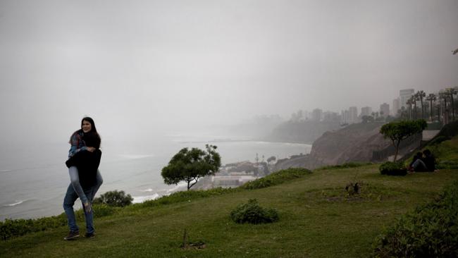 The cold Humboldt Current that runs north from Antarctica along the coast is the culprit. Picture: AP