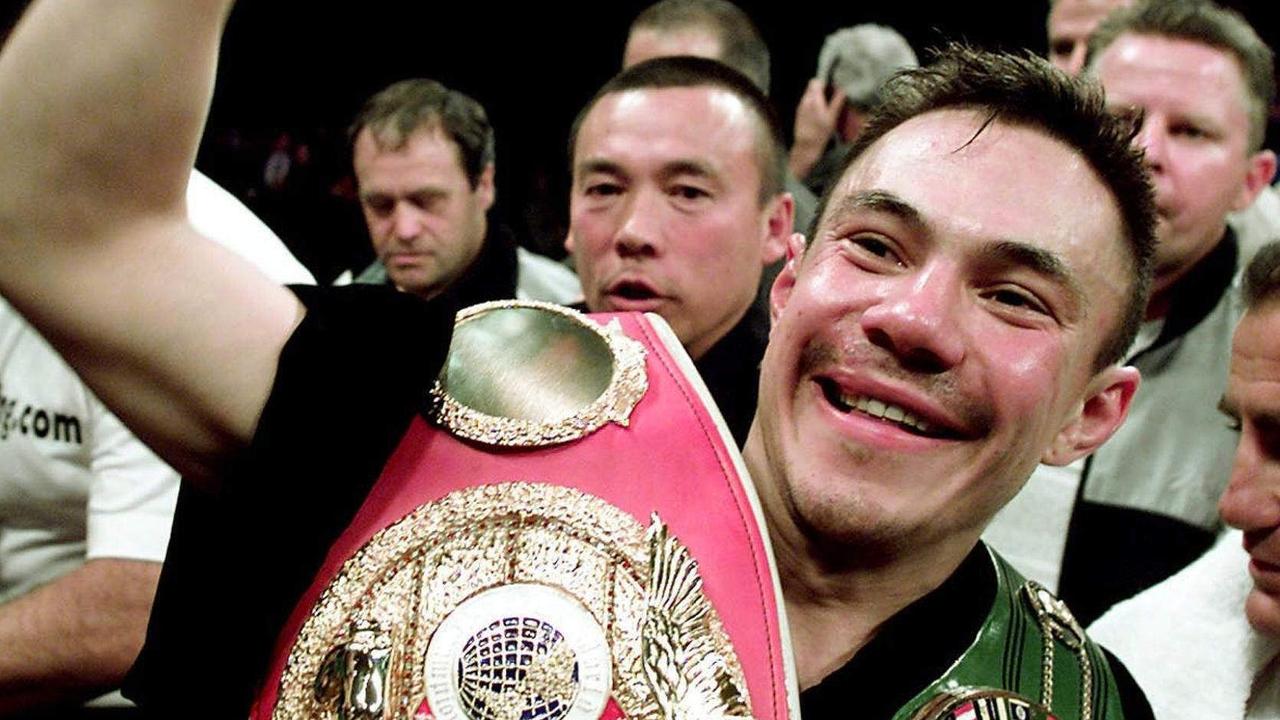 Kostya Tszyu after beating Zab Judah, one of the greatest Australian boxing victories of all time.