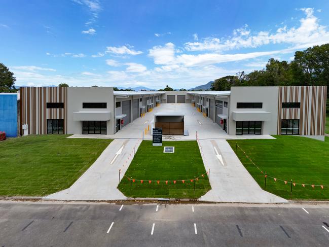 Cairns newest small industrial strata complex at 45-49 Cannon st Manunda is nearing completion and has been released to themarket for sale. Photo: Supplied