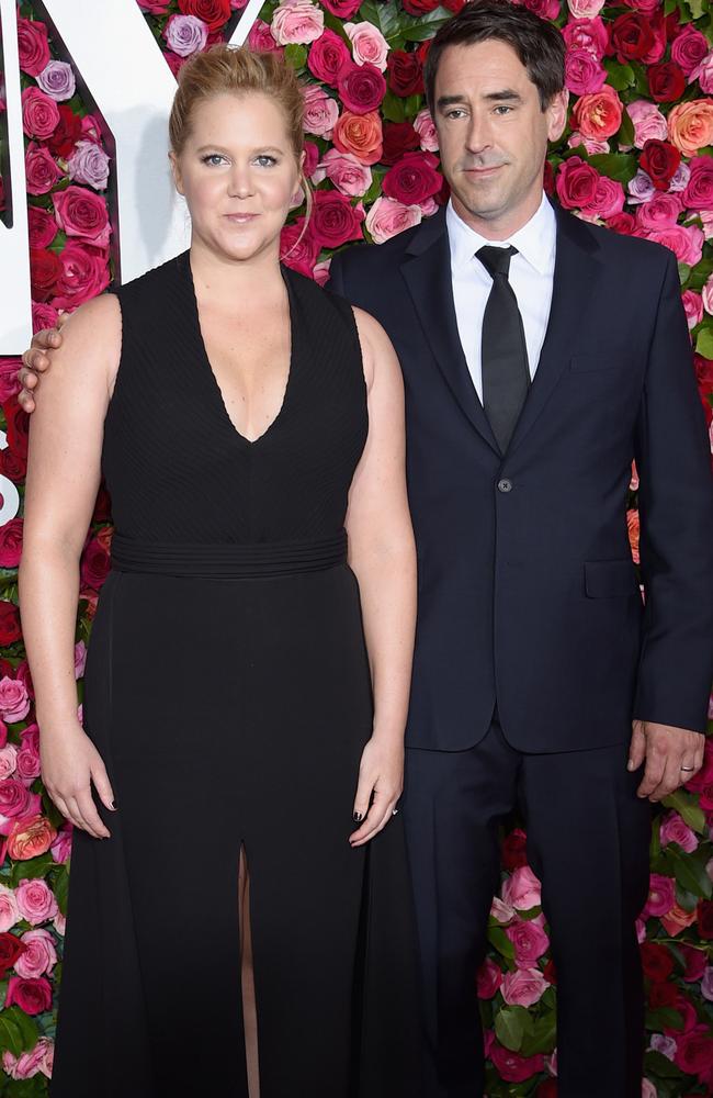 Amy Schumer and Chris Fischer share a two-year-old son, Gene David. Picture: Dimitrios Kambouris/Getty Images.